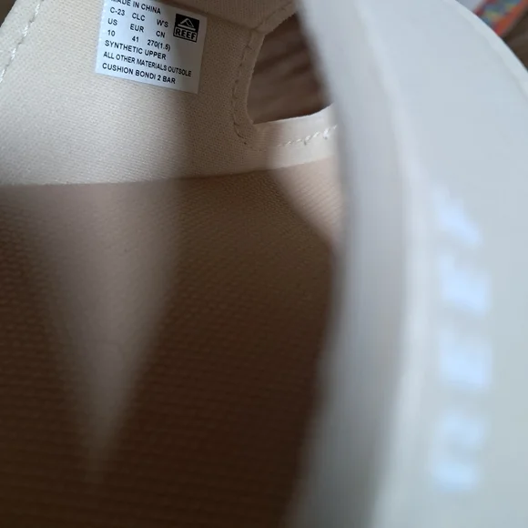 Reef Sandals Modern Beige Platform Comfort - Picture 4 of 7